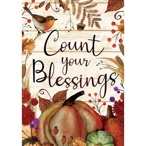 5457FL_Count-Your-Blessings-standard-size-thanksgiving-flag-28-x-40