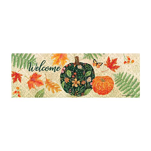 5461SS_Pumpkins-and-Leaves-Signature-Sign-PVC-Fall-yard-sign-15-x-5