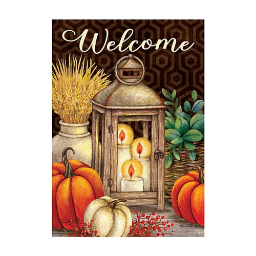 5477FM_Fall-Lantern-garden-size-autumn-welcome-flag-12-x-18