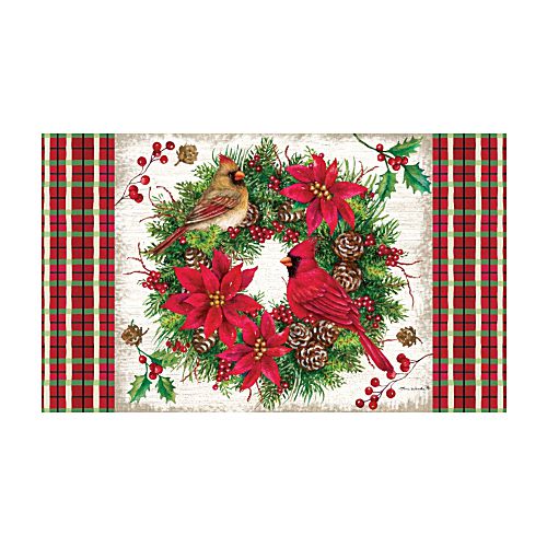 5484M_Cardinal-Wreath-indoor-outdoor-Merry-Christmas-doormat