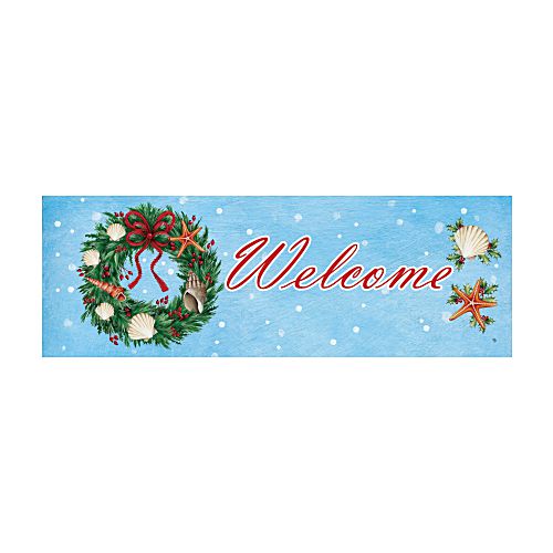 5487SS_Seashell-Wreath-Signature-Sign-Christmas-yard-sign