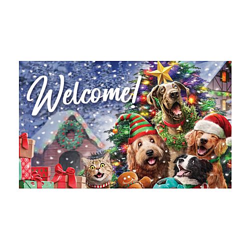 5490M_Cats-And-Dogs-Tree-indoor-outdoor-Christmas-doormat-30-x-18