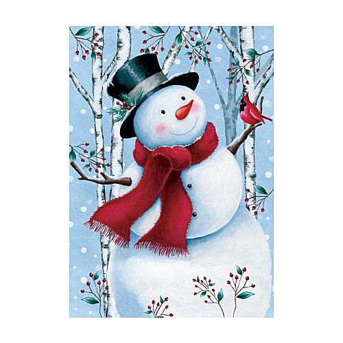 5491FM_Top-Hat-Snowman-garden-size-winter-flag-12-x-18