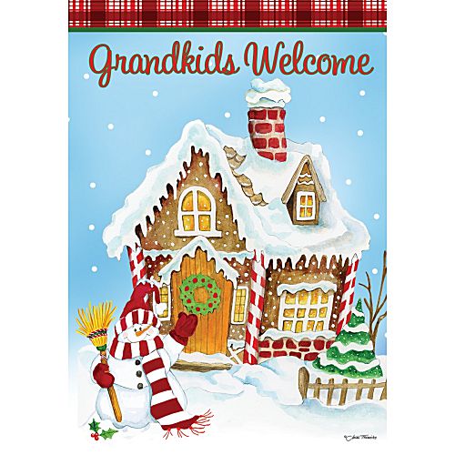 5492FL_Grandkids-Welcome-standard-size-winter-flag-28-x-40