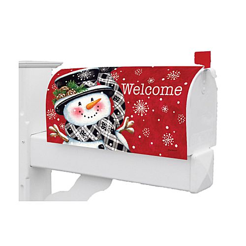 5494MM_Black-and-Red-Snowman-Mailbox-Makeover-winter-mailbox-cover