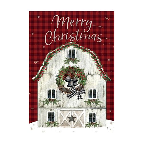 5497FM_Christmas-Barn-garden-size-Merry-Christmas-flag-12-x-18