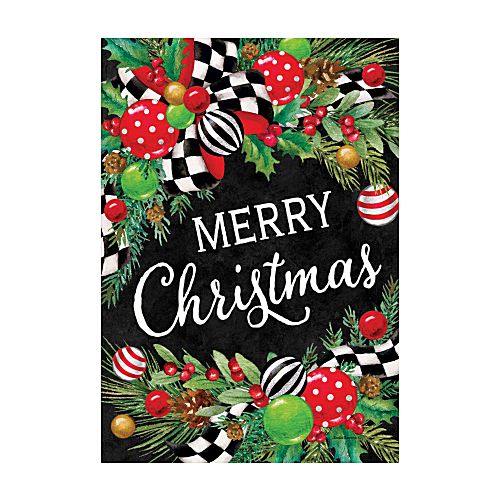 5502FM_Christmas-Swag-garden-size-holiday-flag-12-x-18