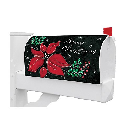 5503MM_Poinsettia-On-Black-Mailbox-Makeover-Christmas-mailbox-cover