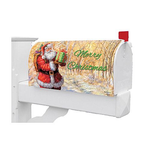 5504MM_Santa-On-Gold-Christmas-mailbox-cover