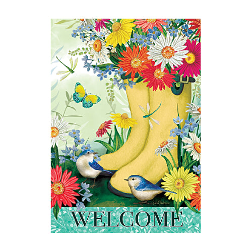 5594FM_Daisy-Boots-garden-size-spring-floral-flag