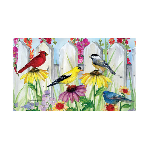 5601M_Songbird-Fence-indoor-outdoor-spring-doormat