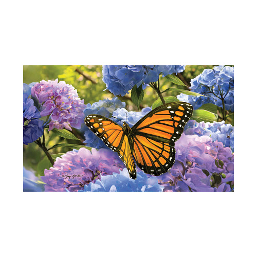 5602M_Monarch-Hydrangeas-indoor-outdoor-butterfly-doormat