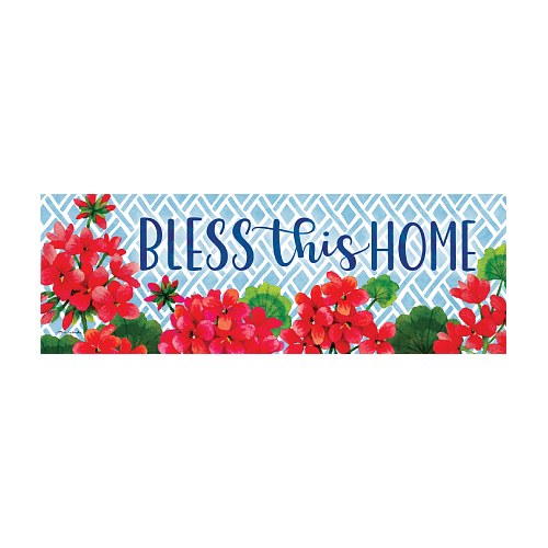 5603SS_Blessed-Geranium-Signature-Sign-bless-this-home-yard-sign-15-x-5