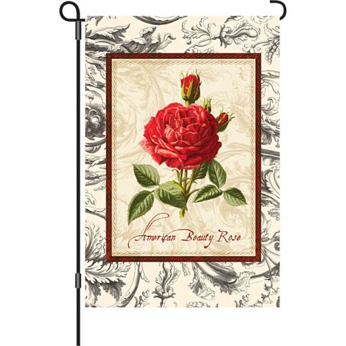 56072_American-Beauty-Rose-garden-size-flag-12-x-18