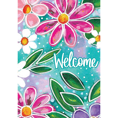 5609FL_Fantastic-Flowers-standard-size-spring-welcome-flag