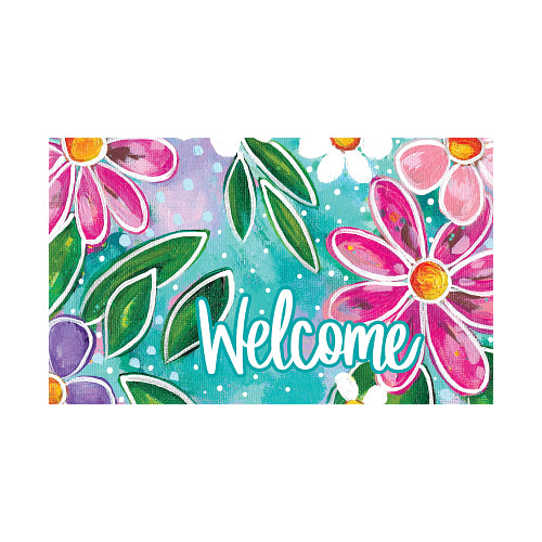 5609M_Fantastic-Flowers-indoor-outdoor-spring-welcome-doormat