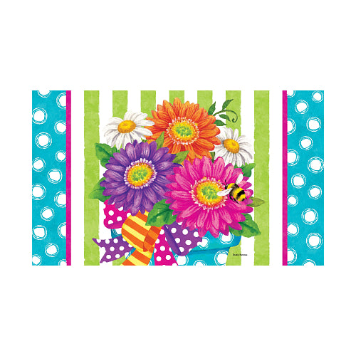 5610M_Gerbera-Stripes-indoor-outdoor-daisy-doormat