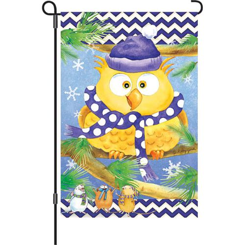 56118_Winter-Owl-garden-size-winter-flag-12-x-18