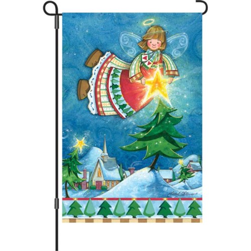 56124_Happy-Christmas-Angel-garden-size-illuminated-christmas-flag-12-x-18