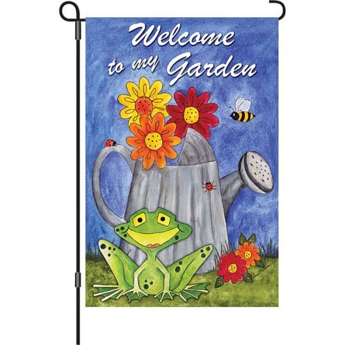 56126_Welcome-To-My-Garden-premiersoft-garden-size-spring-flag-12-x-18