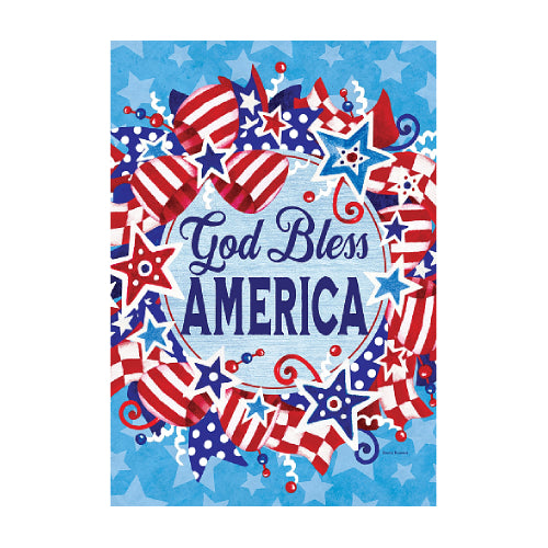 5612FM_God-Bless-Wreath-garden-size-patriotic-flag-12-x-18