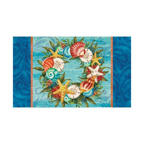 5619M_Sea-Star-Wreath-indoor-outdoor-seashell-doormat-18-x-30