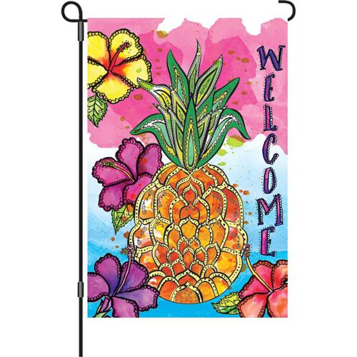 56227_Welcome-Pineapple-garden-size-illuminted-welcome-flag-12-x-18