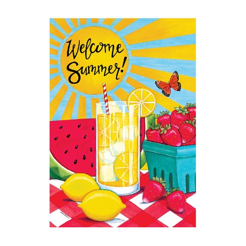 5623FM_Sunny-Watermelon-garden-size-summertime-treats-flag-12-x-18