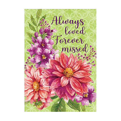 5626FM_Always-Loved-garden-size-bereavement-flag