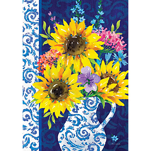 5629FL_Sunflower-Chinoiserie-standard-size-still-life-flag