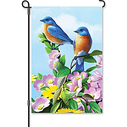 56364_Floral-Bluebirds-garden-size-spring-illuminated-flag-12-x-18