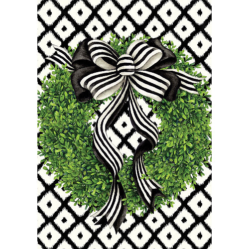 5686FL_SOPHISTICATED-STRIPES-Standard-Size-Ivy-Wreath-Flag