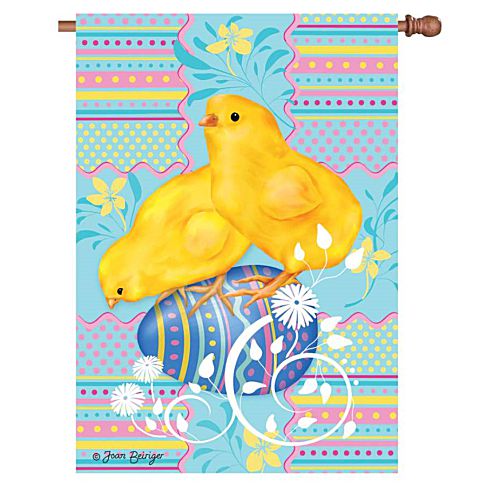 57046_Easter-Chicks-standard-size-Easter-flag-28-x-40