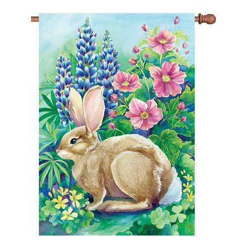 57114_Garden-Rabbit-standard-size-spring-flag-28-x-40