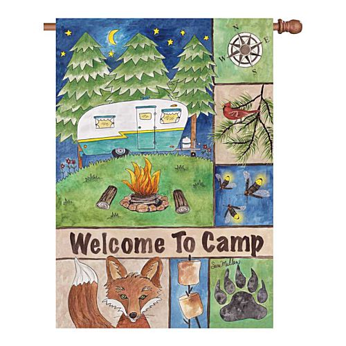 57178_Welcome-to-Camp-premiersoft-standard-size-camping-flag-28-x-40