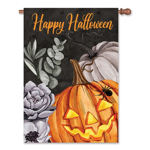 57357_Floral-Jack-O-Lantern-standard-size-halloween-flag-28-x-40