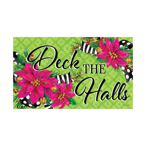 5735M_Elegant_Poinsettia-indoor-outdoor-Christmas-doormat-deck-the-halls