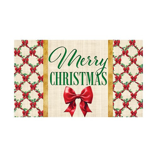 5785M_Christmas-Bows-indoor-outdoor-Holiday-doormat
