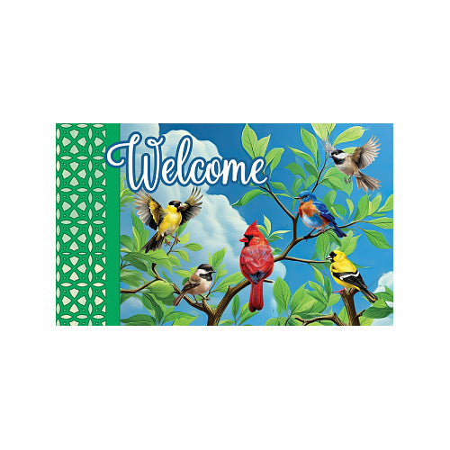 BIRD BRANCH Indoor/Outdoor, Welcome Doormat Custom Decor