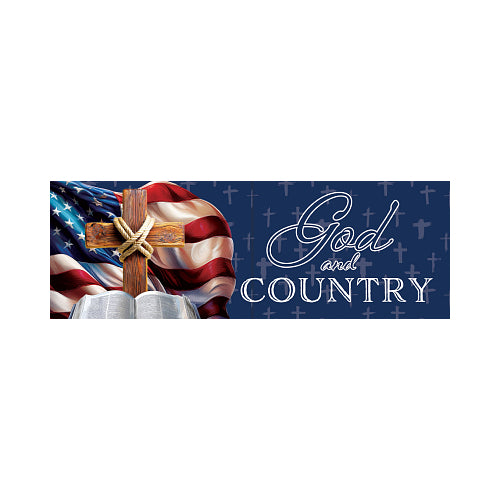 GOD AND COUNTRY Signature Sign™, Spiritual, Patriotic Yard Sign