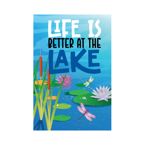 LAKE LIFE Garden Size Summer Wind Current Flag - 12" x 18"