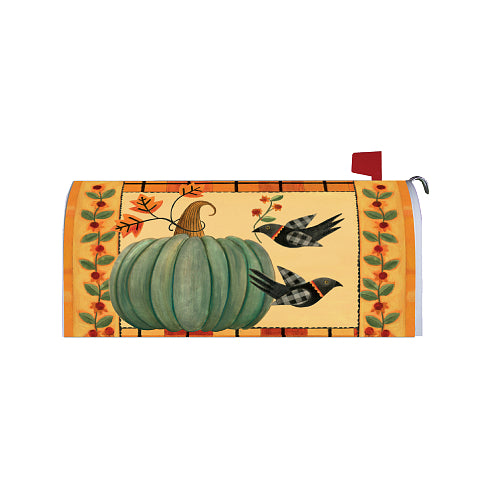 FOLK ART PUMPKIN Fall Mailbox Cover Custom Decor