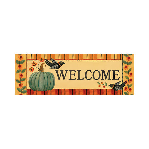 FOLK ART PUMPKIN Signature Sign Custom Decor