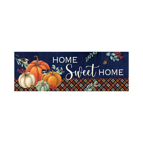 Pumpkin Home Signature Sign yard sign with Home Sweet Home pumpkin design
