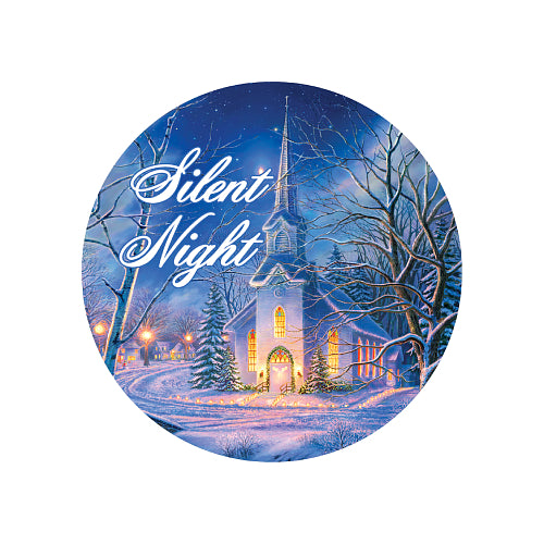 WINTER CHURCH Christmas Suncatcher