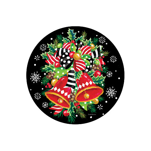 CHRISTMAS BELLS 8 Inch Translucent Suncatcher
