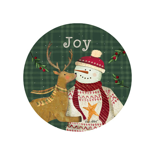 SNOWMAN DEER Winter Suncatcher
