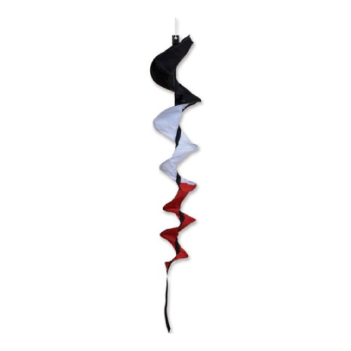 Tecmo Fusilli 35 Inch Spinning Windsock spiral tail spinner hanging outdoors
