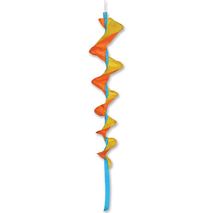 YELLOW FUSILLI, 44 Inch Spinning Windsock Premier
