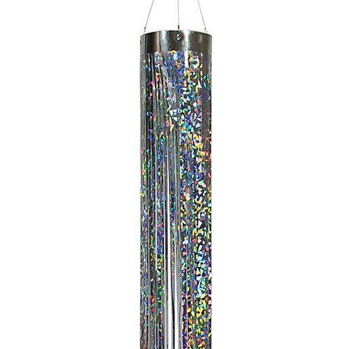 SILVER Holographic Mylar Windsock - 51